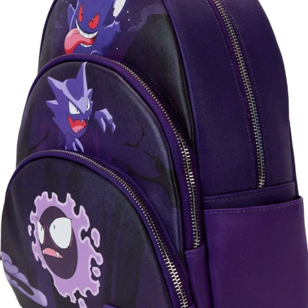 Loungefly Pokemon Gastly, Haunter, Gengar Mini Backpack - Picture 2 of 4